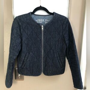 Gap Women's Denim Quilted Jacket